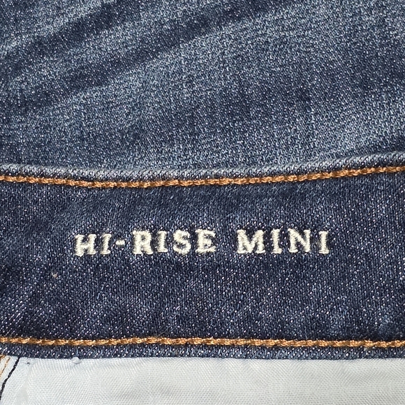 American Eagle Outfitters Hi Rise Mini Skirt With Working Zipper Detail Size 4 - Picture 6 of 6